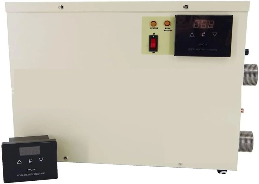 گرمکن ترموستاتیک استخر شنا JAHLGT 5.5KW برای استخر شنا، آبگرمکن برقی با راندمان بالا در گرم کردن آب گرمکن ترموستاتیک استخر شنا JAHLGT 5.5KW برای استخر شنا، آبگرمکن برقی با راندمان بالا در گرم کردن آب
