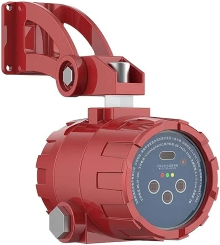 JAHLGT Gas Detectors Long-Distance Three-Channel purple light Flame Detector Open Flame Alarm Flame Detector Gas Leak Detector(Four Channel Infrared)