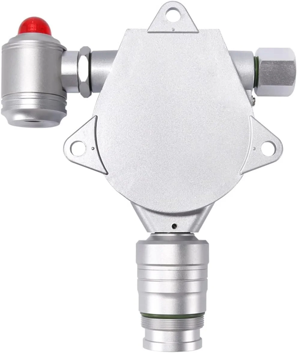 دستگاه تشخیص گاز سولفید هیدروژن JAHLGT 0-100ppm، سنسور با دقت بالا، برای صنایع شیمیایی، نفت، خطوط لوله، آلارم با صدای بلند و نمایشگر دیجیتال LCD