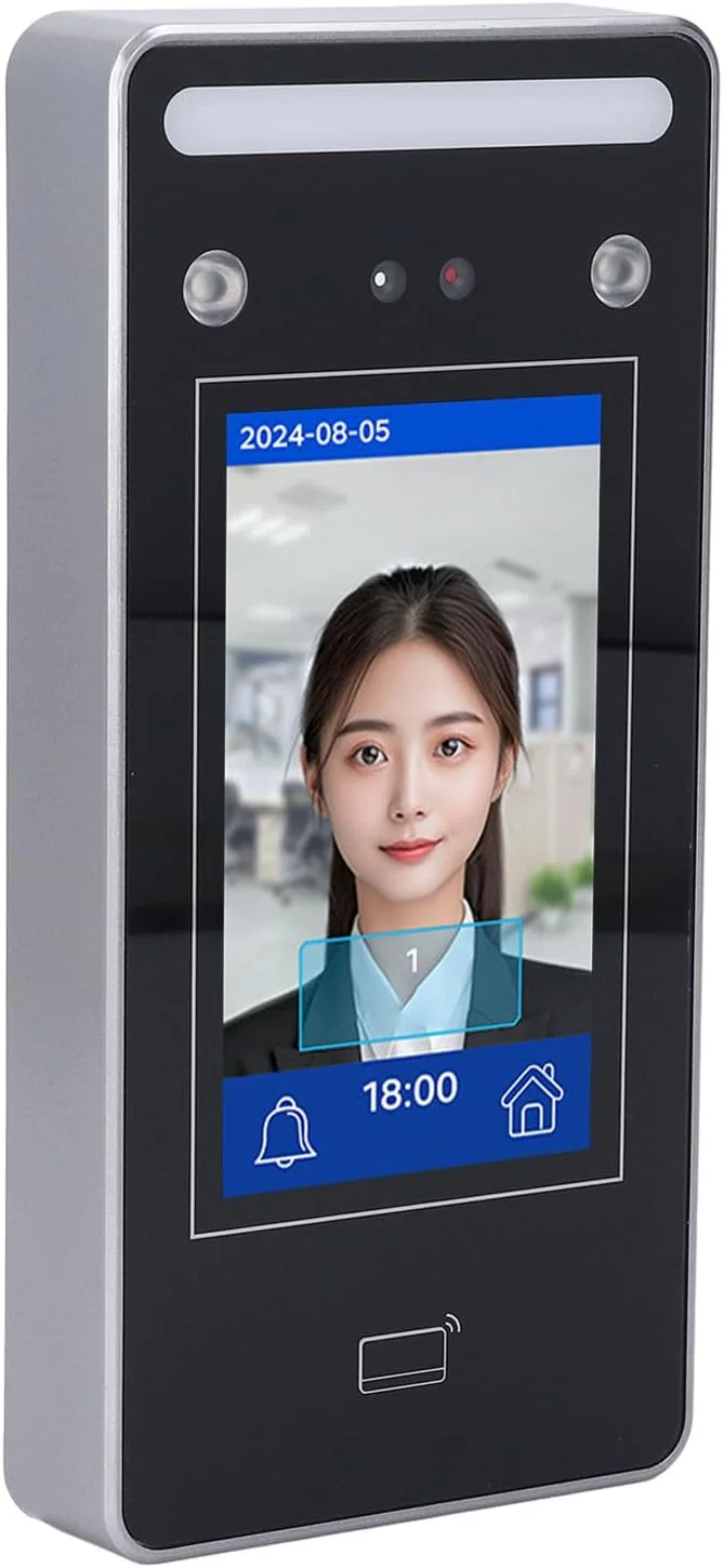 دستگاه حضور و غیاب تشخیص چهره Phefop، تشخیص سریع، ظرفیت بالا، ساعت ورود و خروج برای کارمندان هتل