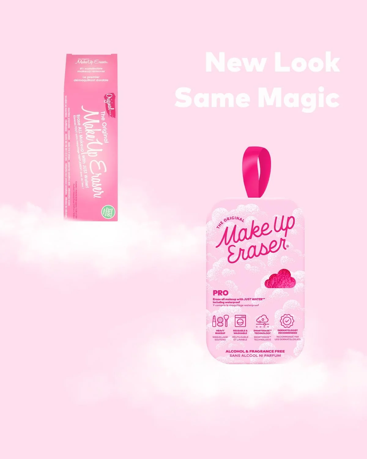 پاک کننده آرایش صورت MakeUp Eraser اورجینال، فقط با آب آرایش را پاک کنید. قابل استفاده مجدد، ضد حساسیت و دارای خواص ضد باکتری - صورتی پاک کننده آرایش صورت MakeUp Eraser اورجینال، فقط با آب آرایش را پاک کنید. قابل استفاده مجدد، ضد حساسیت و دارای خواص ضد باکتری - صورتی