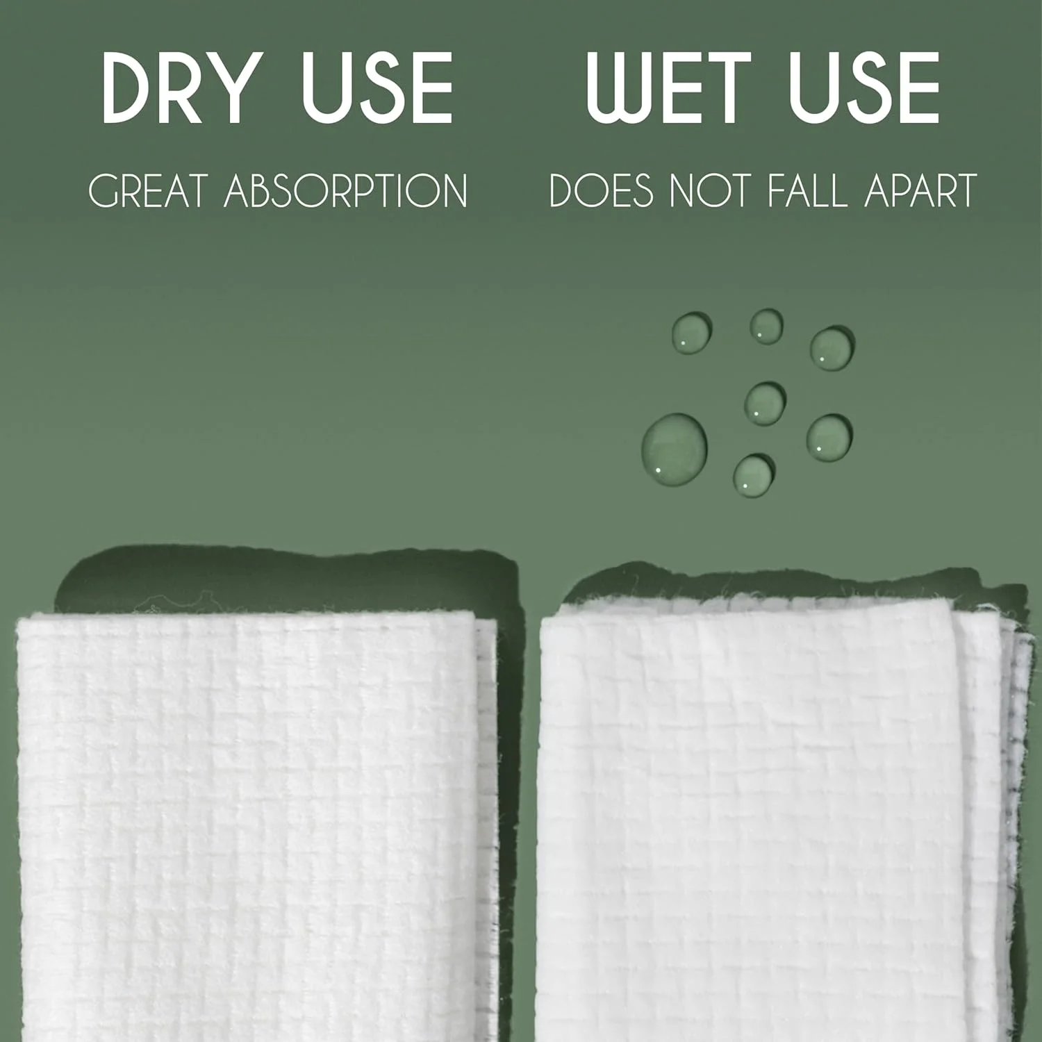 دستمال صورت یکبار مصرف ویستل ولنس - دستمال های صورت فوق العاده نرم و جاذب زیستی - دستمال مرطوب خشک صورت 25 × 30 سانتی متر برای پوست های حساس - دستمال مرطوب پاک کننده آرایش صورت - جعبه قابل باز و بسته شدن - 50 عدد (1 بسته)