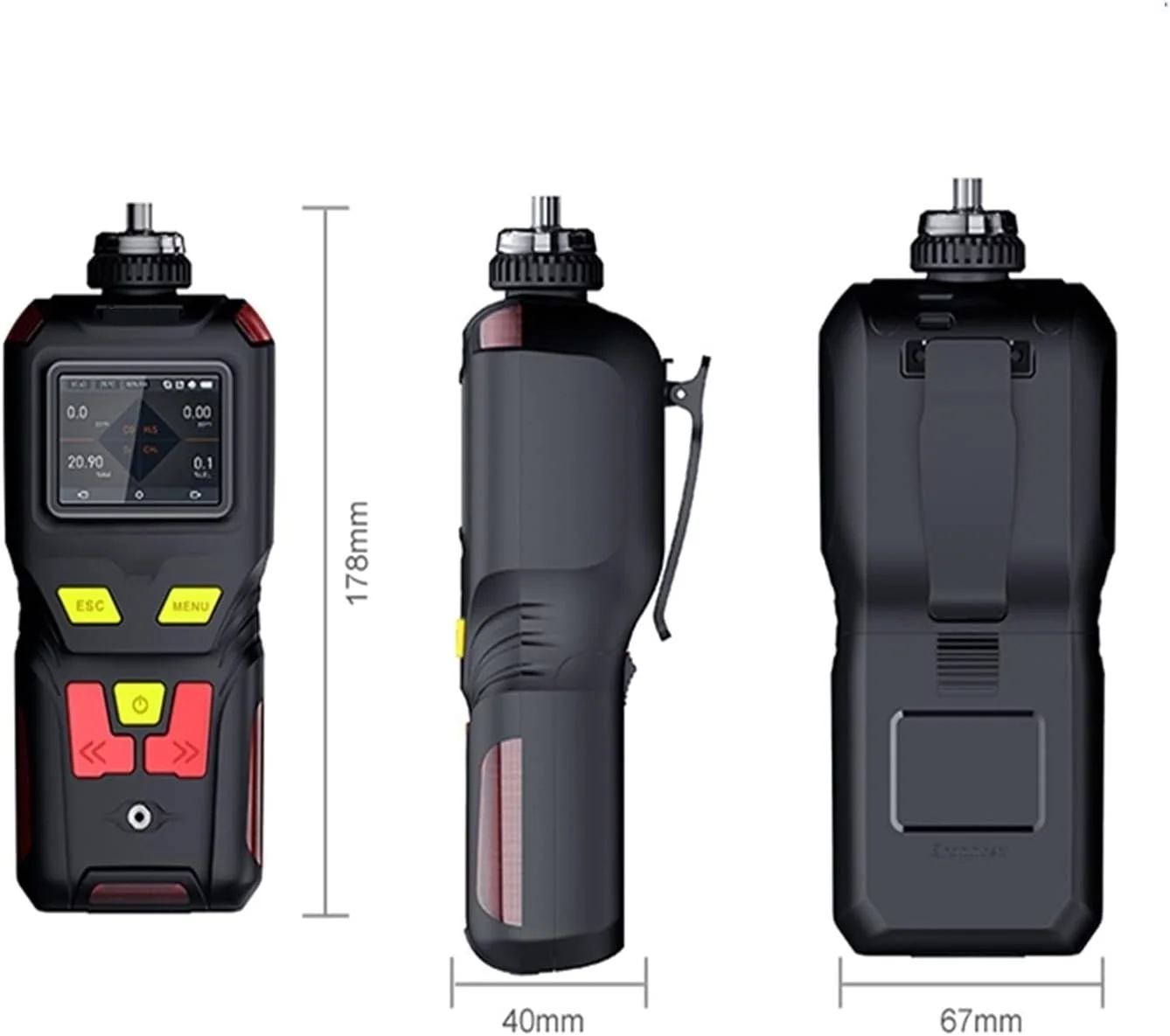 دستگاه تشخیص گاز مونوکسید کربن JAHLGT، محدوده غلظت 0-1000ppm، تستر آلارم گاز، ردیاب نشت گاز (0-5000ppm) دستگاه تشخیص گاز مونوکسید کربن JAHLGT، محدوده غلظت 0-1000ppm، تستر آلارم گاز، ردیاب نشت گاز (0-5000ppm)