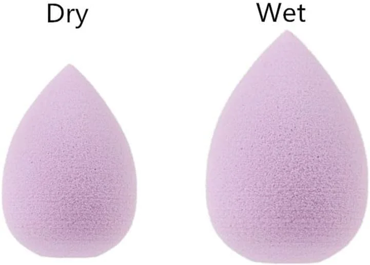 ست 6 عددی مینی اسفنج آرایشی، بلندر کوچک اسفنجی برای کرم پودر، پودر، کانسیلر، هایلایتر و سایه چشم