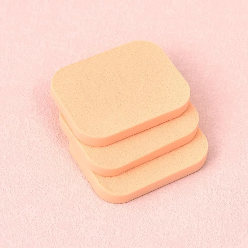 پدهای آرایشی 3 عددی، پد پودر فشرده و پرایمر صورت، پد جایگزین اسفنجی برای کرم پودر بی عیب و نقص آرایشی، مناسب انواع پوست، پوست حساس و رنگ چهره