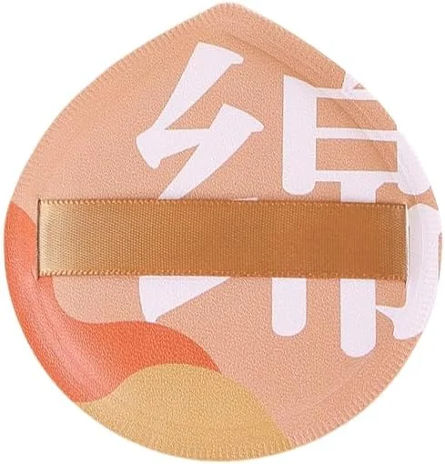 2 عدد اسفنج آرایشی، پد پودر فشرده زیرساز آرایشی صورت، جایگزین اسفنج مخلوط کن برای کرم پودر بی عیب و نقص آرایشی، مناسب برای انواع پوست های حساس، همراه با جعبه نگهداری، نارنجی، A45، XL