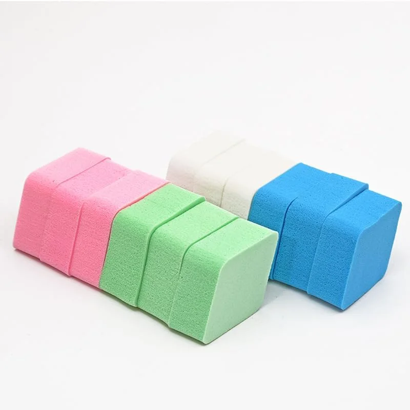 پدهای آرایشی 3 عددی، پد پودر فشرده زیرساز آرایش صورت، جایگزین پد اسفنجی برای کرم پودر بی عیب و نقص، مناسب انواع پوست، پوست حساس، صورتی، A31