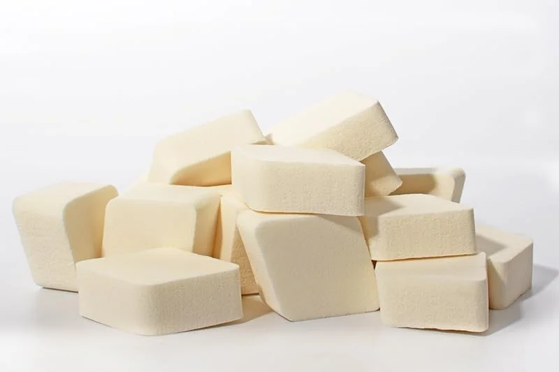 20 عدد پد آرایشی، پف پودر فشرده زیرساز صورت، پد جایگزین اسفنجی برای کرم پودر بی عیب و نقص، مناسب انواع پوست، پوست های حساس، بژ، A34