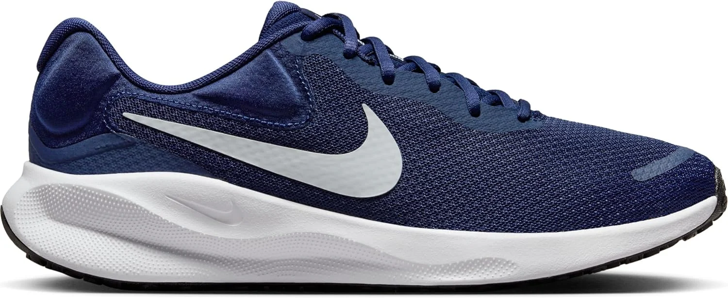 کفش های بند دار مردانه نایک رولوشن 7 سرمه ای نیمه شب/پلاتینیوم خالص-مشکی-سفید، سایز 42 اروپا کفش های بند دار مردانه نایک رولوشن 7 سرمه ای نیمه شب/پلاتینیوم خالص-مشکی-سفید، سایز 42 اروپا