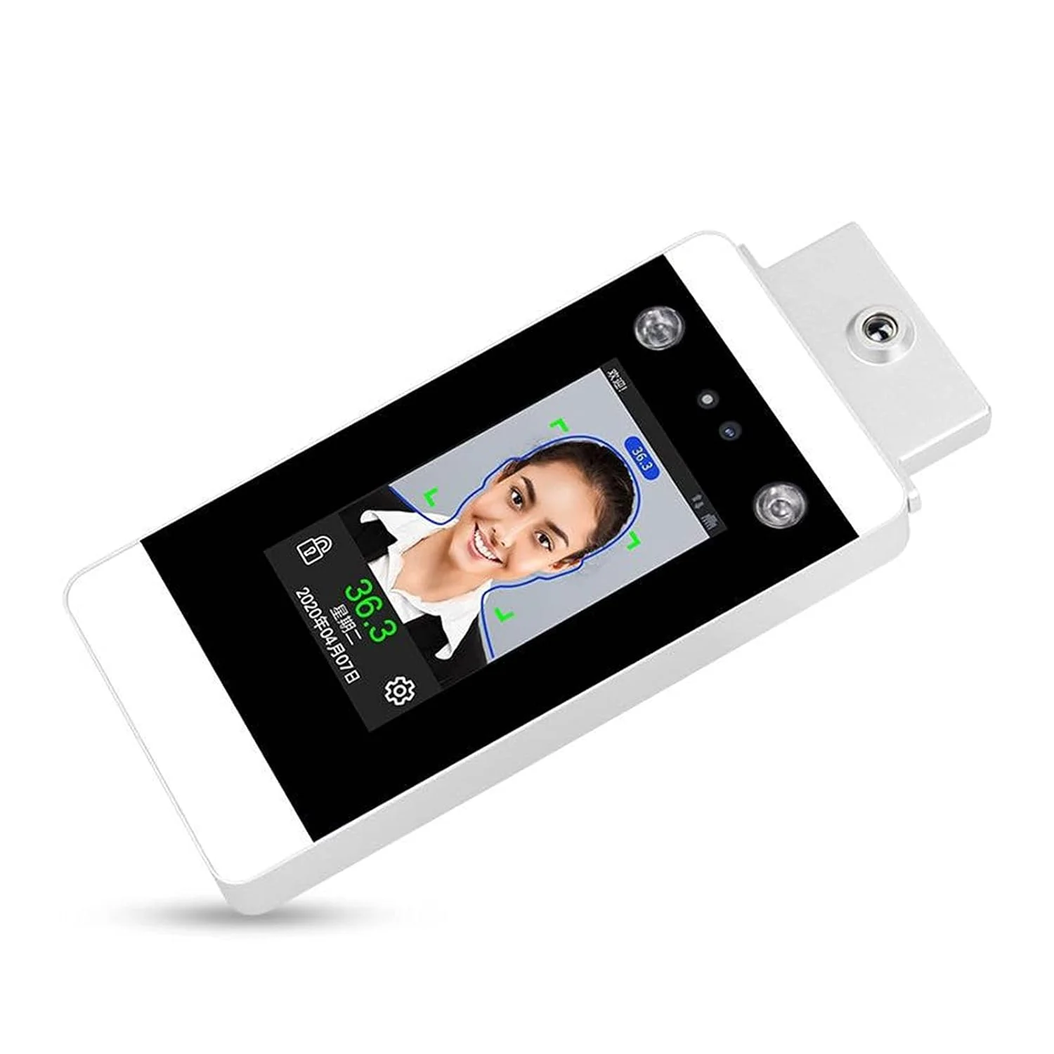 دستگاه حضور و غیاب اثر انگشت JAHLGT، اندازه گیری دمای بدن، تشخیص چهره پویا، WIFI TCP/IP، سیستم کنترل تردد و حضور و غیاب بدون نیاز به زمان، تولید خودکار داده های حضور و غیاب دستگاه حضور و غیاب اثر انگشت JAHLGT، اندازه گیری دمای بدن، تشخیص چهره پویا، WIFI TCP/IP، سیستم کنترل تردد و حضور و غیاب بدون نیاز به زمان، تولید خودکار داده های حضور و غیاب