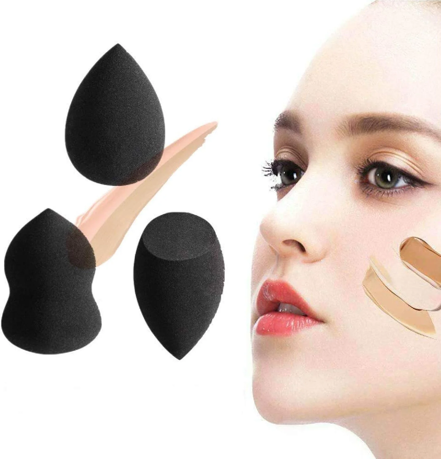 اسفنج آرایشی فرست ترای | بیوتی بلندر برای آرایش صورت | اسفنج آرایشی برای ترکیب کرم پودر | مناسب برای مایع، کرم، کرم پودر و پودر | اشکال مختلف | چند رنگ - 3 عدد اسفنج آرایشی فرست ترای | بیوتی بلندر برای آرایش صورت | اسفنج آرایشی برای ترکیب کرم پودر | مناسب برای مایع، کرم، کرم پودر و پودر | اشکال مختلف | چند رنگ - 3 عدد