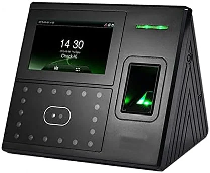 دستگاه حضور و غیاب اثر انگشتی JAHLGT مدل UFace402، سیستم کنترل تردد تشخیص چهره بیومتریک با قابلیت TCP/IP و نرم‌افزار تولید خودکار داده‌های حضور و غیاب (Ufac)