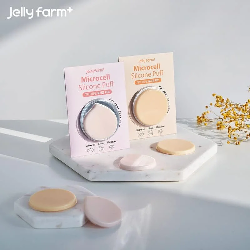 پد آرایشی سیلیکونی میکرو سلولی Jelly Farm+، اسفنج نرم برای کرم پودر و پودر فشرده، گرد و گلابی شکل (2 عدد، نارنجی و هلویی) پد آرایشی سیلیکونی میکرو سلولی Jelly Farm+، اسفنج نرم برای کرم پودر و پودر فشرده، گرد و گلابی شکل (2 عدد، نارنجی و هلویی)
