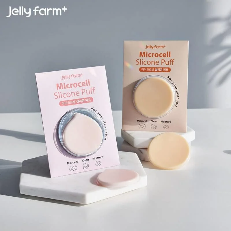 پد آرایشی سیلیکونی میکرو سلولی Jelly Farm+، اسفنج نرم برای کرم پودر و پودر فشرده، گرد و گلابی شکل (2 عدد، نارنجی و هلویی) پد آرایشی سیلیکونی میکرو سلولی Jelly Farm+، اسفنج نرم برای کرم پودر و پودر فشرده، گرد و گلابی شکل (2 عدد، نارنجی و هلویی)