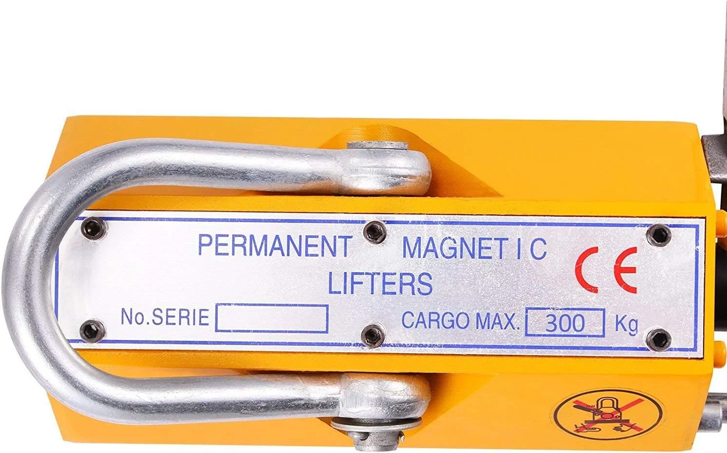 بالابر مغناطیسی فولادی 300 کیلوگرمی با آهنربای نئودیمیوم برای بلند کردن فلزات، بالابر مغناطیسی سنگین جرثقیل کارگاهی Zeenyi