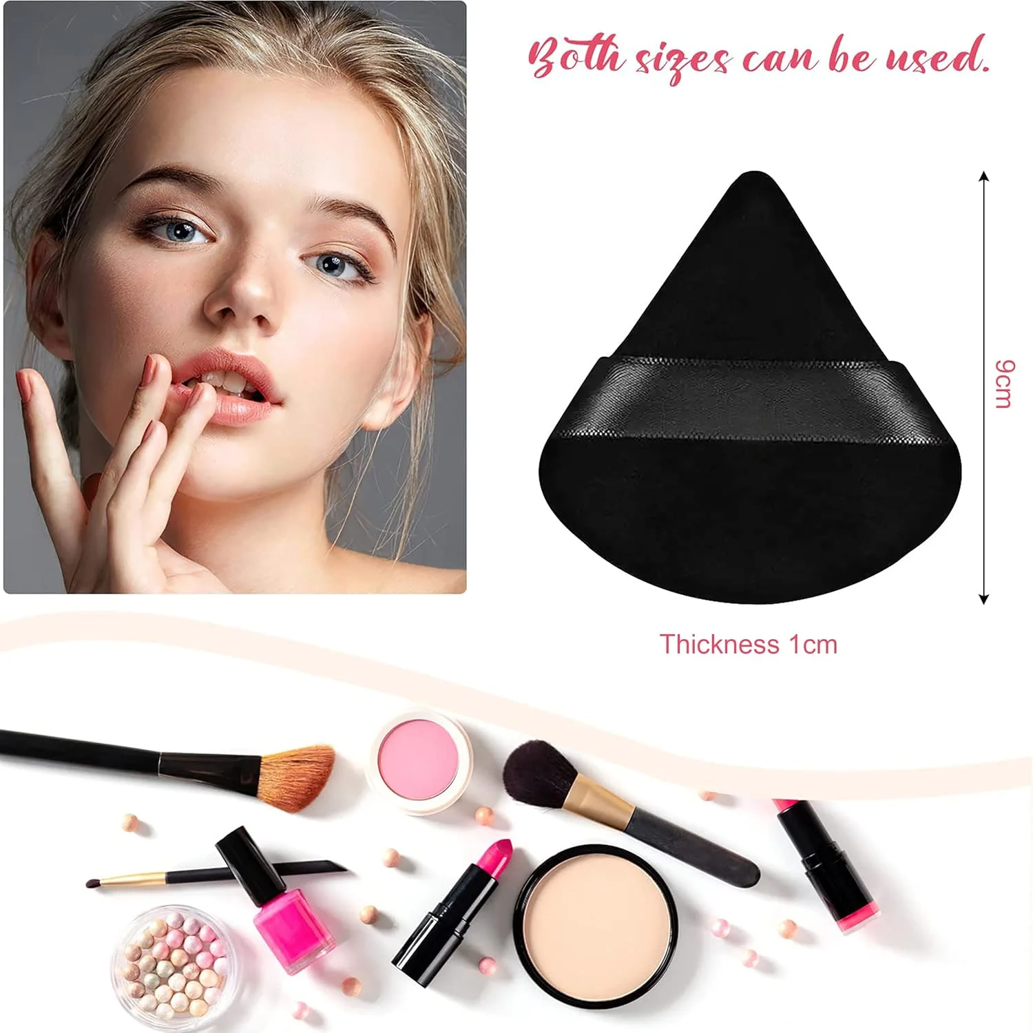 پدهای پودری آرایشی مثلثی نرم MAPPERZ برای پودر فیکس و بدن، اسفنج مخملی گوه ای شکل برای کانتورینگ، زیر چشم و گوشه ها، 1 عدد سایز کوچک و 1 عدد سایز متوسط، بسته 2 عددی پدهای پودری آرایشی مثلثی نرم MAPPERZ برای پودر فیکس و بدن، اسفنج مخملی گوه ای شکل برای کانتورینگ، زیر چشم و گوشه ها، 1 عدد سایز کوچک و 1 عدد سایز متوسط، بسته 2 عددی