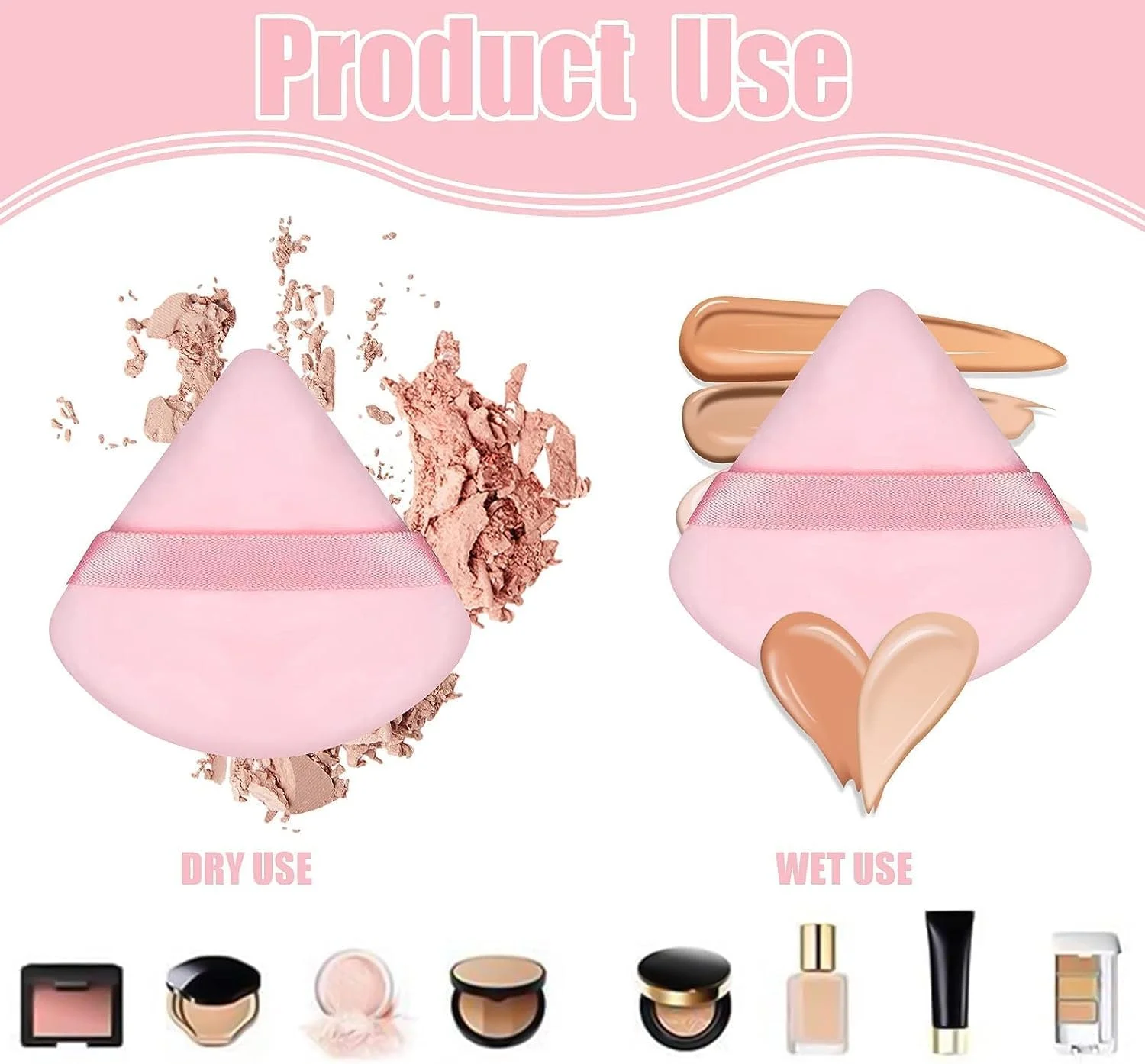 ست اسفنج آرایشی 2 عددی، اسفنج زیبایی برای ترکیب کرم پودر، پد بی نقص برای مایع، کرم و پودر، اسفنج های آرایشی چند رنگ بلندر زیبایی ست اسفنج آرایشی 2 عددی، اسفنج زیبایی برای ترکیب کرم پودر، پد بی نقص برای مایع، کرم و پودر، اسفنج های آرایشی چند رنگ بلندر زیبایی