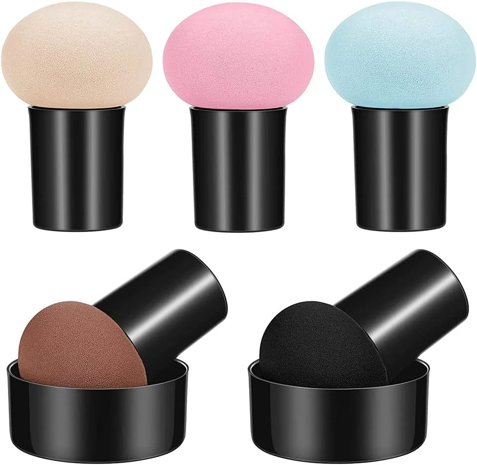 پدهای آرایشی قارچی آکوآک، مناسب برای کرم پودر، کانسیلر و BB کرم (رنگ تصادفی) - 3 عدد