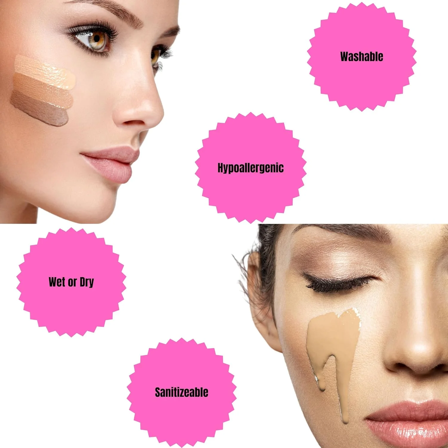 اسفنج آرایشی آلره بیوتی بلندر، اسفنج های آرایشی برای کانسیلر، اسفنج پودر، اسفنج فونداسیون، اسفنج ترکیب کننده آرایش، اسفنج آرایشی، اسفنج های آرایشی برای فونداسیون، بیوتی اسفنج