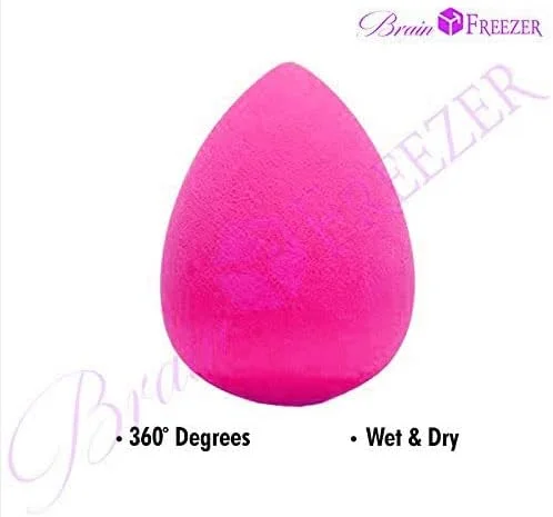 پد آرایشی Brain Freezer، اسفنج مخلوط کن مناسب برای پودر، کانسیلر و کرم پودر (رنگ ممکن است متفاوت باشد) پد آرایشی Brain Freezer، اسفنج مخلوط کن مناسب برای پودر، کانسیلر و کرم پودر (رنگ ممکن است متفاوت باشد)