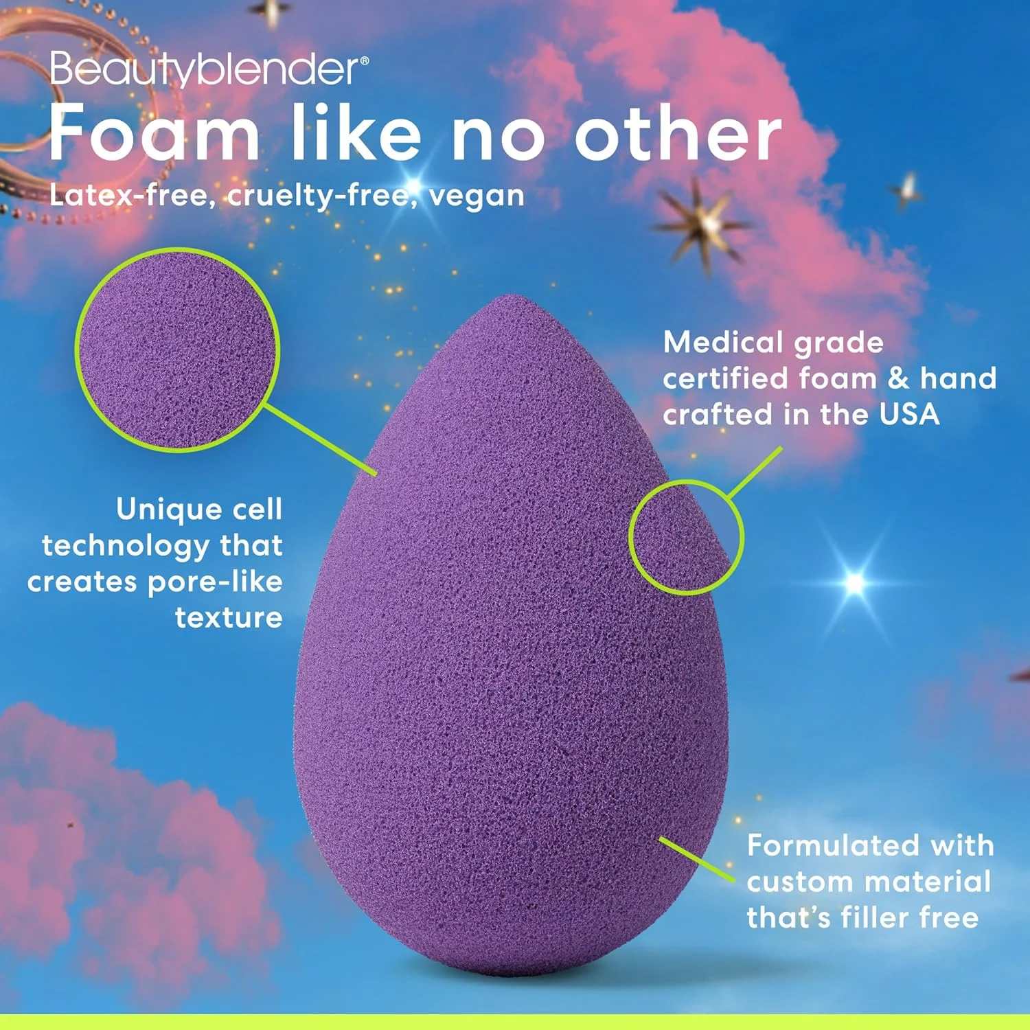 بیوتی بلندر | ست دو عددی بلندینگ Eclipse Beauty Blender | ست بلند و نگهداری شامل 1 اسفنج آرایشی و 1 لانه، وگان و بدون تست حیوانی، ساخت آمریکا بیوتی بلندر | ست دو عددی بلندینگ Eclipse Beauty Blender | ست بلند و نگهداری شامل 1 اسفنج آرایشی و 1 لانه، وگان و بدون تست حیوانی، ساخت آمریکا
