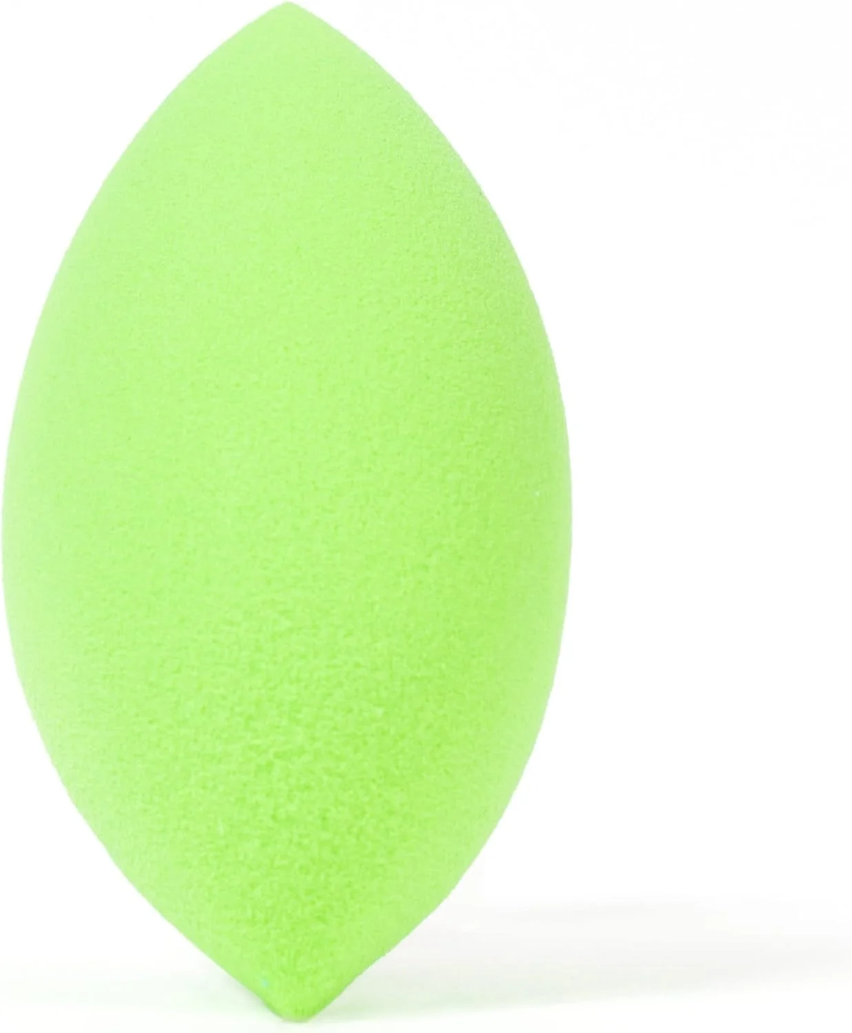 اسفنج آرایشی حرفه ای Beauty Junkees - 1 عدد اسفنج بیضی سبز برای ترکیب، نقطه گذاری، هایلایتر و کانتور! اپلیکاتور لوازم آرایشی قابل استفاده مجدد و بدون لاتکس