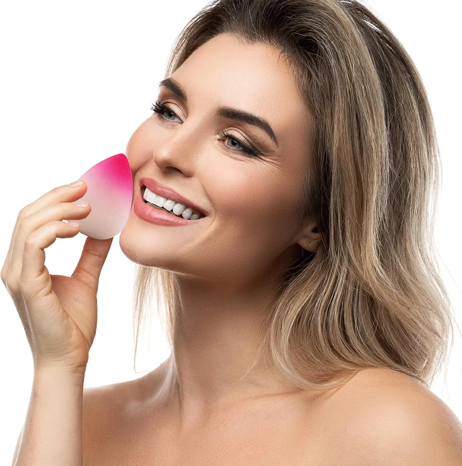 پدهای آرایشی، بسته 3 عددی اسفنج های آرایشی برای کرم پودر بدون لاتکس، مجموعه اسفنج های حرفه ای برای ترکیب مایعات، کانسیلر و کرم با رنگ های گرادیانی پدهای آرایشی، بسته 3 عددی اسفنج های آرایشی برای کرم پودر بدون لاتکس، مجموعه اسفنج های حرفه ای برای ترکیب مایعات، کانسیلر و کرم با رنگ های گرادیانی