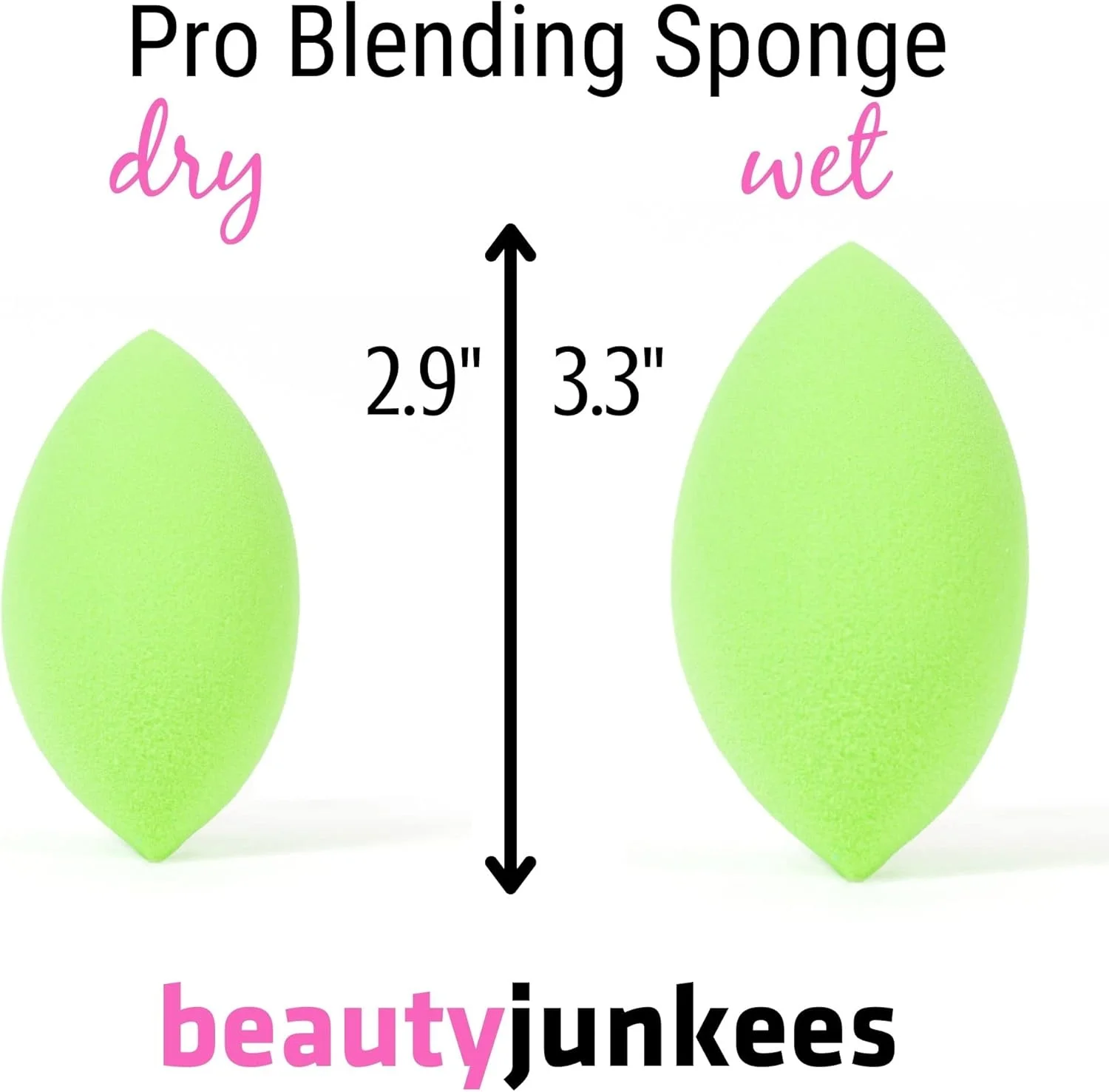 اسفنج آرایشی حرفه ای Beauty Junkees - 1 عدد اسفنج بیضی سبز برای ترکیب، نقطه گذاری، هایلایتر و کانتور! اپلیکاتور لوازم آرایشی قابل استفاده مجدد و بدون لاتکس اسفنج آرایشی حرفه ای Beauty Junkees - 1 عدد اسفنج بیضی سبز برای ترکیب، نقطه گذاری، هایلایتر و کانتور! اپلیکاتور لوازم آرایشی قابل استفاده مجدد و بدون لاتکس