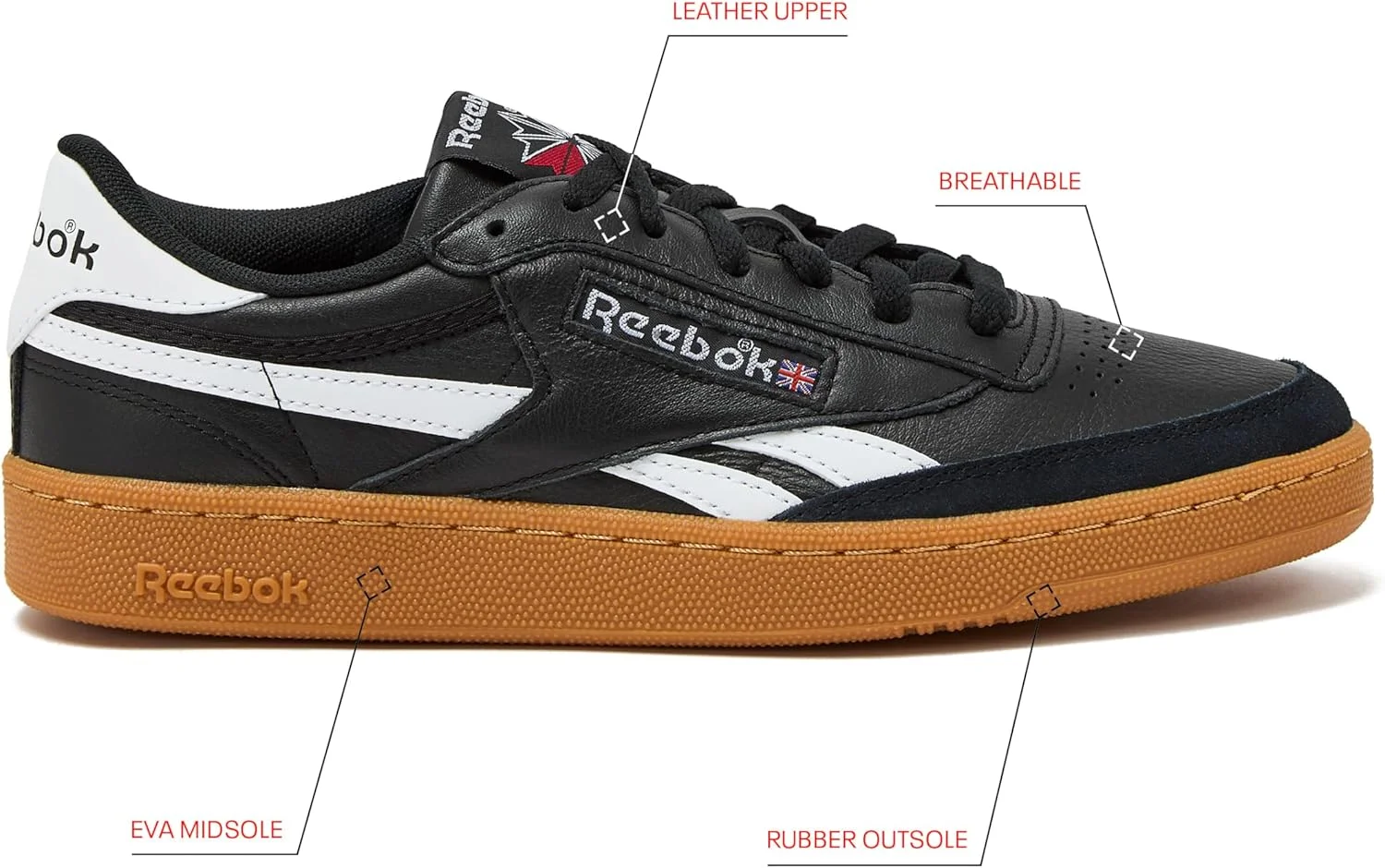 کفش ورزشی مردانه ریباک مدل Club C Revenge Vintage