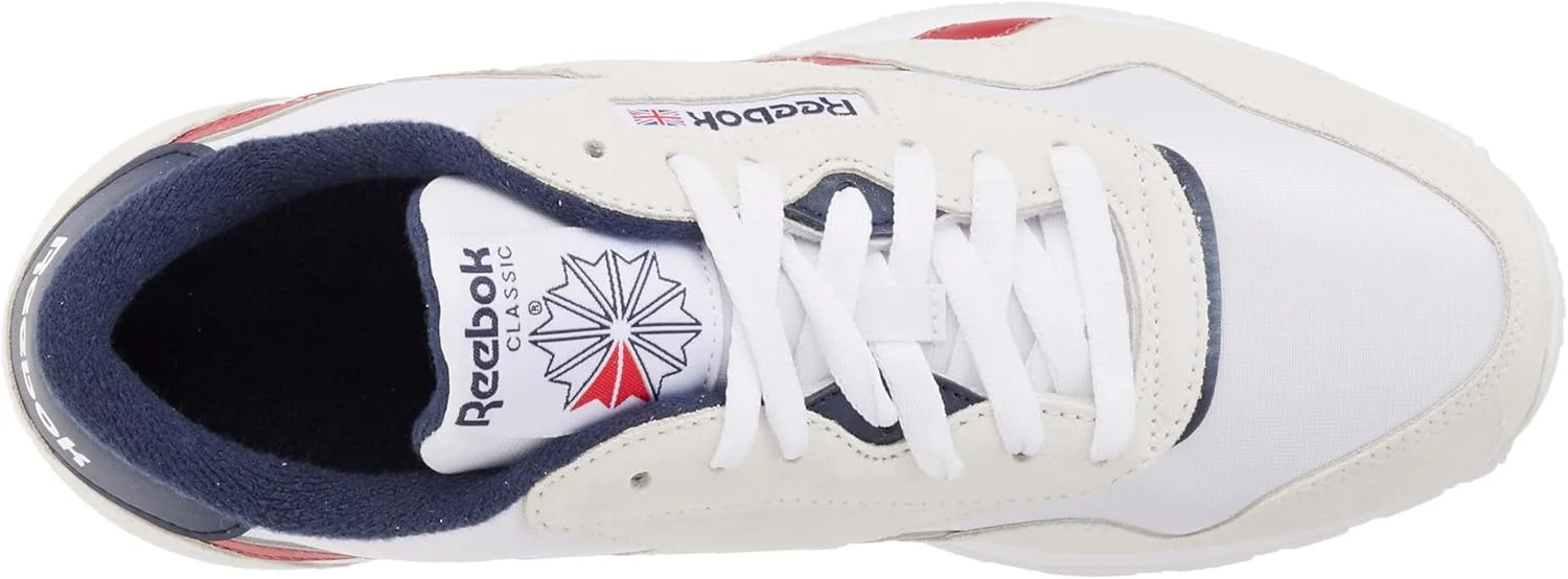 کفش ورزشی مردانه ریباک مدل Classic Nylon، سفید، قرمز، سرمه ای، سایز 36 اروپا