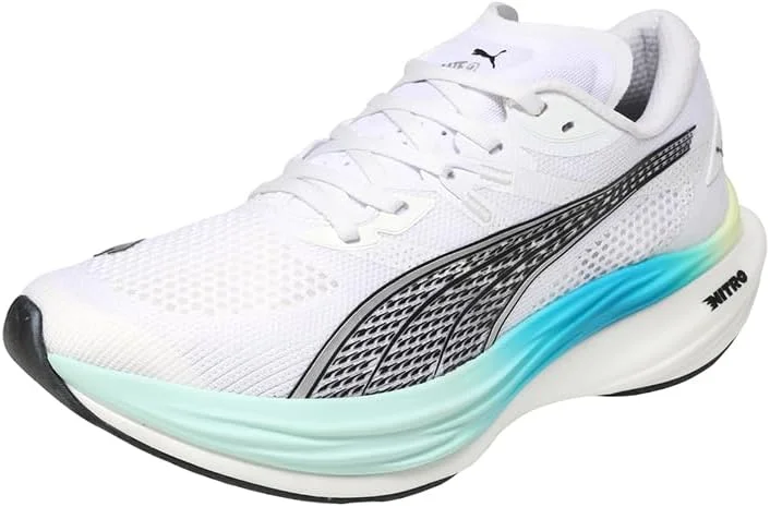 کفش مردانه پوما Deviate NITRO 3 سفید-نعنایی