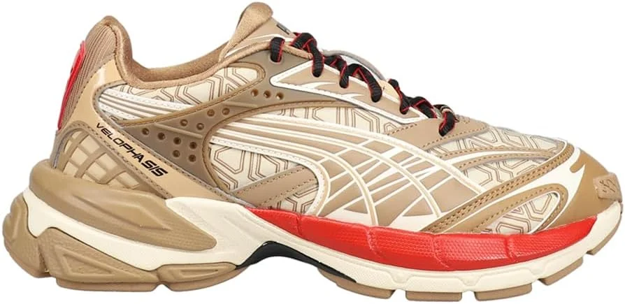 کفش ورزشی مردانه پوما مدل Velophasis Luxe Sport بند دار - قهوه ای