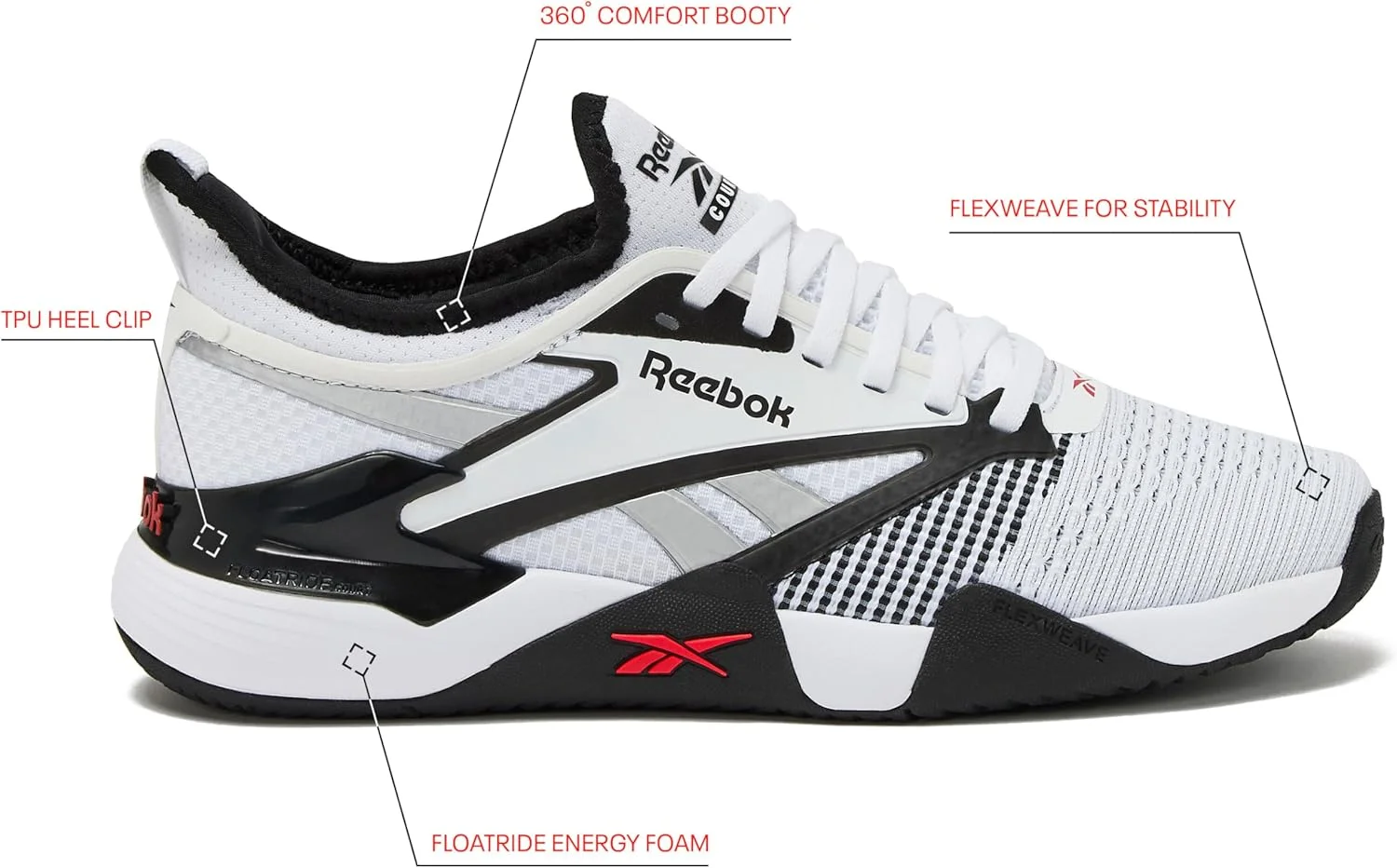 کفش ورزشی ریباک نانو کورت униsex-adult