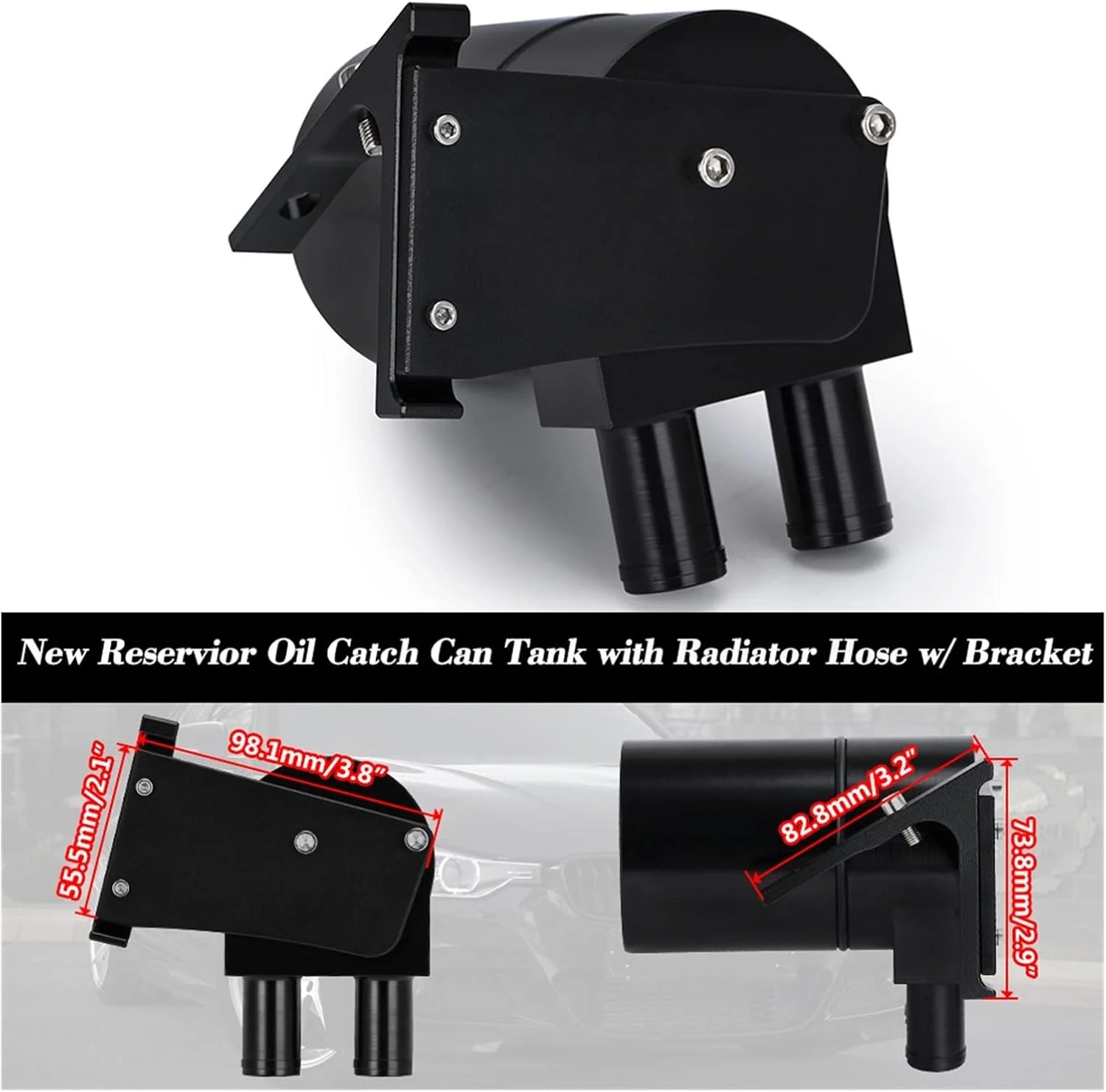 مخزن ذخیره روغن GZDpwgn، آلیاژ آلومینیوم مشکی، به همراه شلنگ رادیاتور N20/ N26 مدل VR-TK59، تجهیزات سیستم سوخت جایگزین خودرو مخزن ذخیره روغن GZDpwgn، آلیاژ آلومینیوم مشکی، به همراه شلنگ رادیاتور N20/ N26 مدل VR-TK59، تجهیزات سیستم سوخت جایگزین خودرو