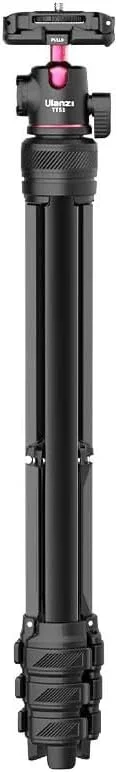 سه پایه ویدئویی گوشی و دوربین ULANZI مدل TT51 - سه پایه قابل حمل 2 در 1 با هد توپی چرخان 360 درجه، جای کفشک سرد مخفی، وزن سبک 600 گرم، طول 1.38 متر، سه پایه 5 قسمتی قابل افزایش برای ولاگ سه پایه ویدئویی گوشی و دوربین ULANZI مدل TT51 - سه پایه قابل حمل 2 در 1 با هد توپی چرخان 360 درجه، جای کفشک سرد مخفی، وزن سبک 600 گرم، طول 1.38 متر، سه پایه 5 قسمتی قابل افزایش برای ولاگ