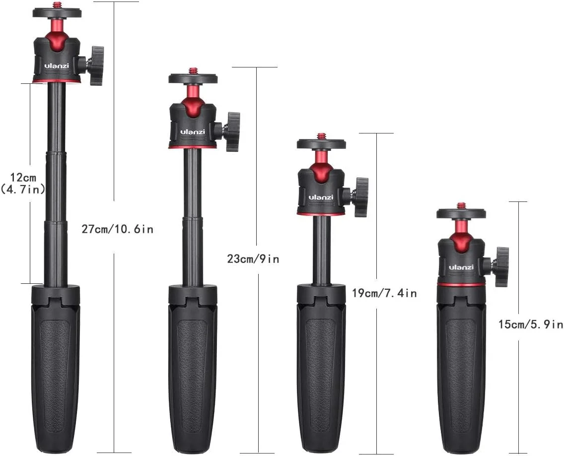 سه پایه و میله افزایش طول ULANZI MT-08، مینی سه پایه سلفی استیک با دسته برای آیفون 11 پرو مکس سامسونگ OnePlus گوگل، دوربین های Canon G7X Mark III Sony RX100 VII A6400 A6600 مناسب برای ولاگینگ و... سه پایه و میله افزایش طول ULANZI MT-08، مینی سه پایه سلفی استیک با دسته برای آیفون 11 پرو مکس سامسونگ OnePlus گوگل، دوربین های Canon G7X Mark III Sony RX100 VII A6400 A6600 مناسب برای ولاگینگ و...