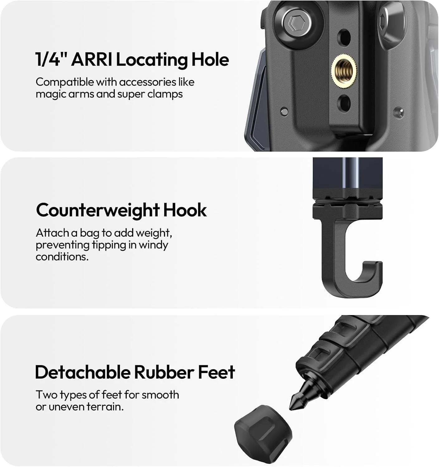 ULANZI Ombra Video Ⅱ Camera Tripod with Fluid Head, 61.5" Travel Tripod with 360° Rotated Arca Quick Release Plate, Portable Stand for Phone Camera Vlogging Video Shooting with Carry Bag Phone Clamp ULANZI Ombra Video Ⅱ Camera Tripod with Fluid Head, 61.5" Travel Tripod with 360° Rotated Arca Quick Release Plate, Portable Stand for Phone Camera Vlogging Video Shooting with Carry Bag Phone Clamp