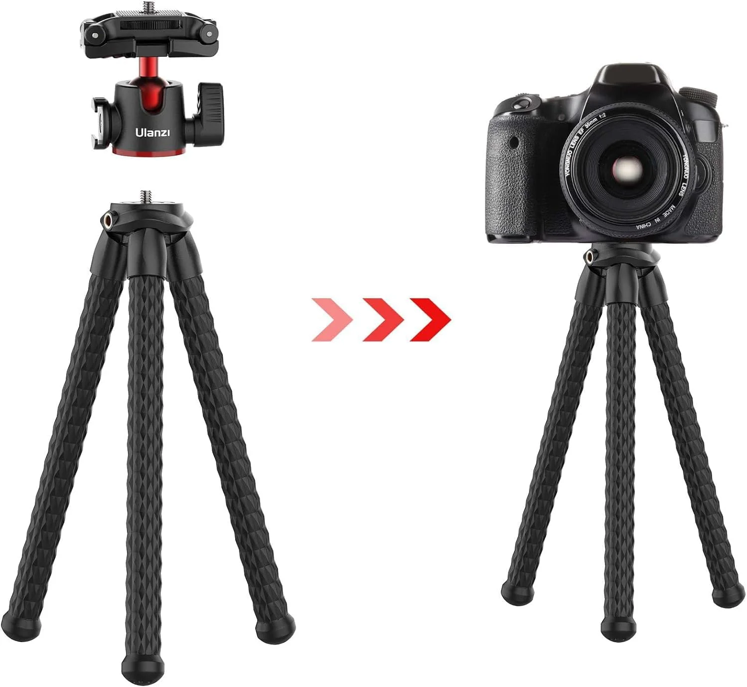 ULANZI Phone Tripod, MT-33 iPhone Flexible Tripod, Octopus Tripod 360 Rotating w Cold Shoe Mount, Phone Holder for Filming for iPhone 14 13 12 11 Pro Max and Small Cameras ULANZI Phone Tripod, MT-33 iPhone Flexible Tripod, Octopus Tripod 360 Rotating w Cold Shoe Mount, Phone Holder for Filming for iPhone 14 13 12 11 Pro Max and Small Cameras