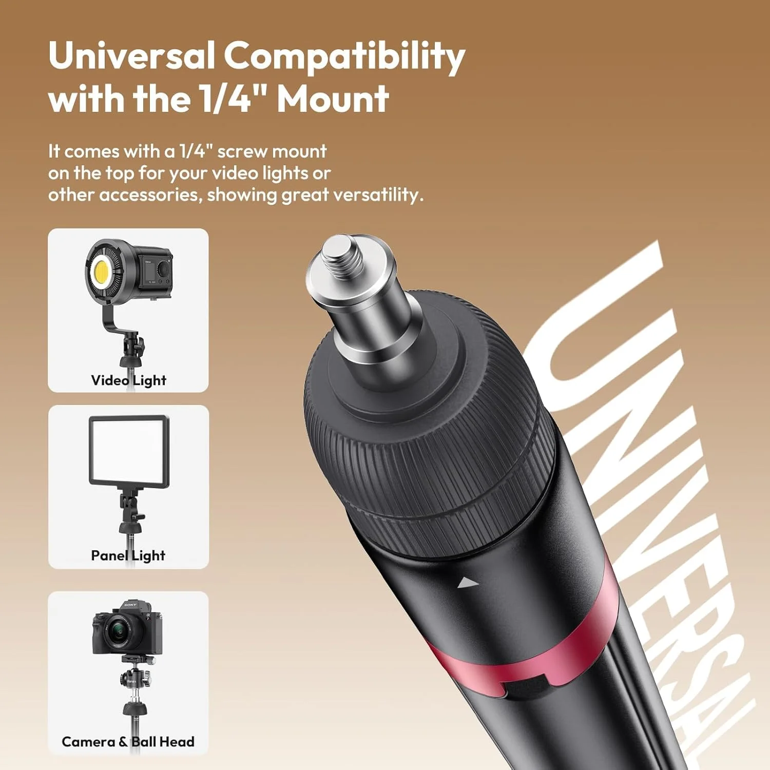 ULANZI AT-05 2M Heavy Duty Foldable Light Stand, 6.56ft Extendable Tripod for Strobe Lights, Webcams, Cameras & Softboxes, Bearable Load up to 5kg ULANZI AT-05 2M Heavy Duty Foldable Light Stand, 6.56ft Extendable Tripod for Strobe Lights, Webcams, Cameras & Softboxes, Bearable Load up to 5kg