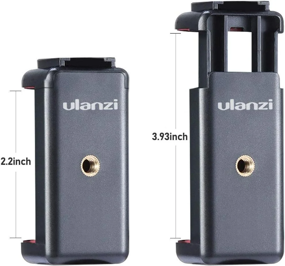 نگهدارنده گوشی موبایل ULANZI ST-07 به همراه مانت کفشک سرد برای میکروفون و نور LED، دارای پیچ سه پایه 1/4 اینچی مناسب برای آیفون 11/Pro/Pro Max XS Max XR X 8 7 Plus، سامسونگ گلکسی، وان پلاس، گوگل پیکسل، مناسب برای ولاگ و ولاگینگ نگهدارنده گوشی موبایل ULANZI ST-07 به همراه مانت کفشک سرد برای میکروفون و نور LED، دارای پیچ سه پایه 1/4 اینچی مناسب برای آیفون 11/Pro/Pro Max XS Max XR X 8 7 Plus، سامسونگ گلکسی، وان پلاس، گوگل پیکسل، مناسب برای ولاگ و ولاگینگ