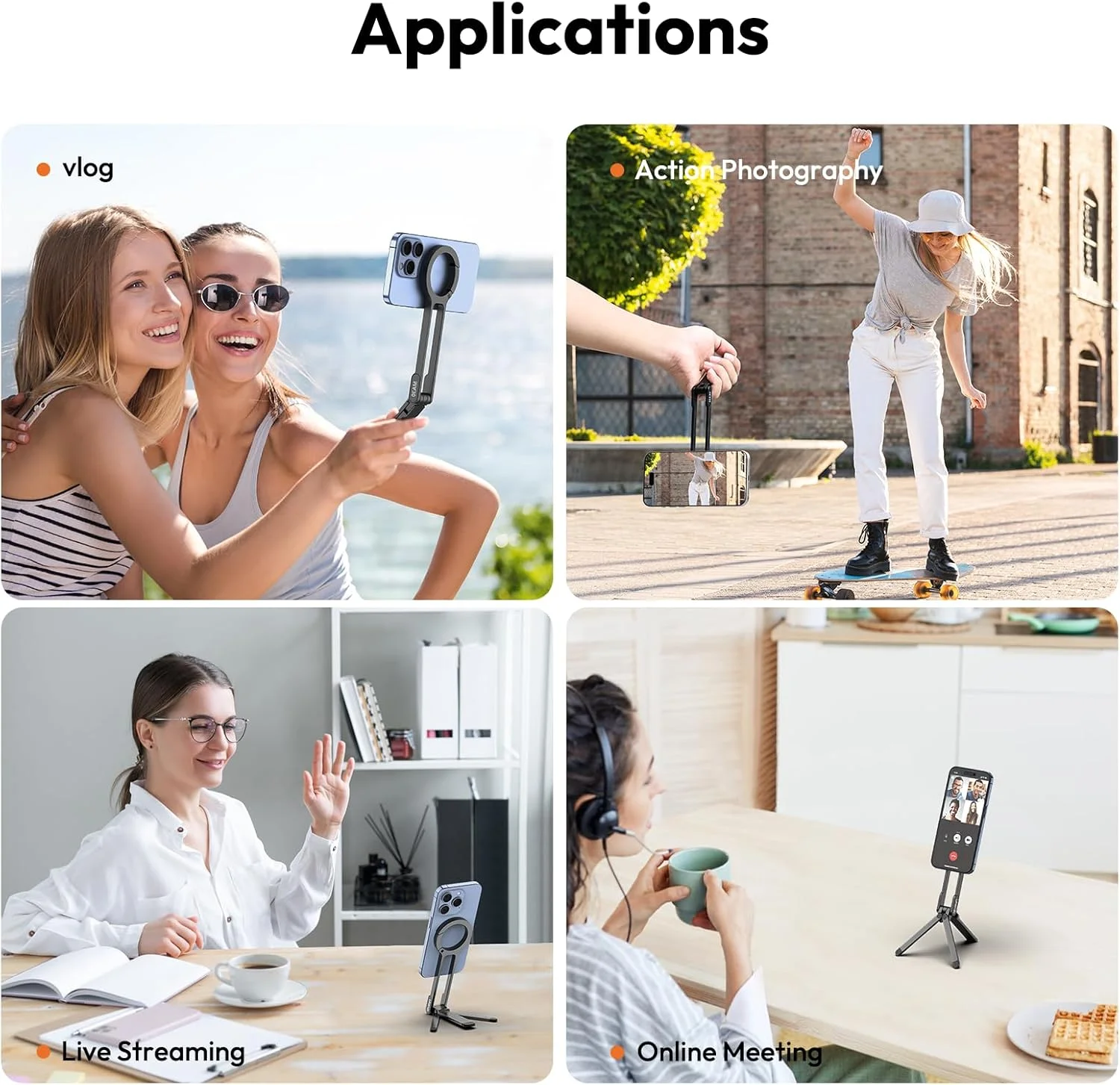 سه پایه مغناطیسی موبایل ULANZI