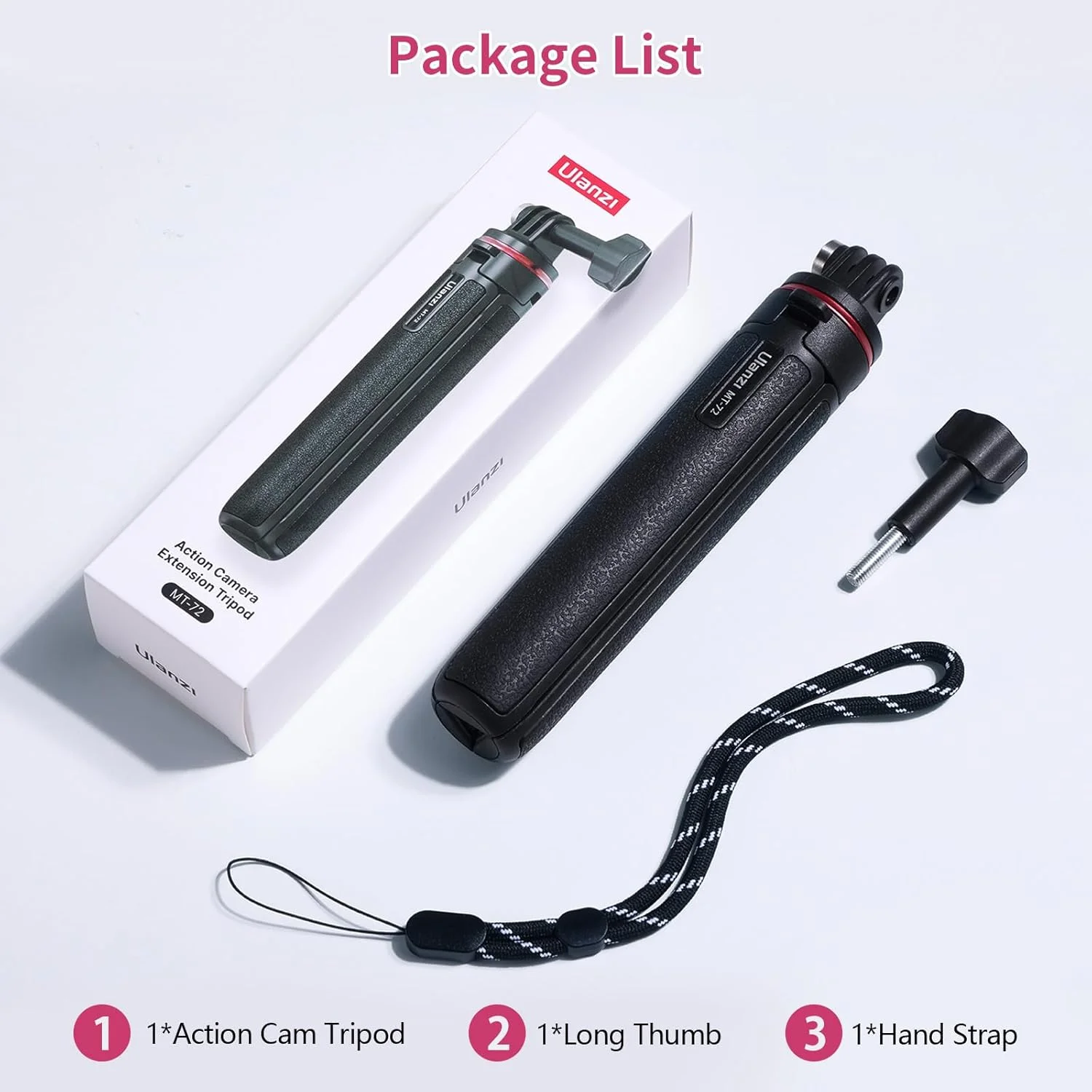 سه پایه سلفی استیک اکستندبل 20 اینچی ULANZI برای Gopro - سه پایه کوچک دوربین اکشن Mt-32 به همراه بند دستی، 5 مرحله ای، سبک وزن، لوازم جانبی قابل حمل برای Vlog برای GoPro Hero 11 10 9 8 7 6 5/Max/DJI Osmo سه پایه سلفی استیک اکستندبل 20 اینچی ULANZI برای Gopro - سه پایه کوچک دوربین اکشن Mt-32 به همراه بند دستی، 5 مرحله ای، سبک وزن، لوازم جانبی قابل حمل برای Vlog برای GoPro Hero 11 10 9 8 7 6 5/Max/DJI Osmo