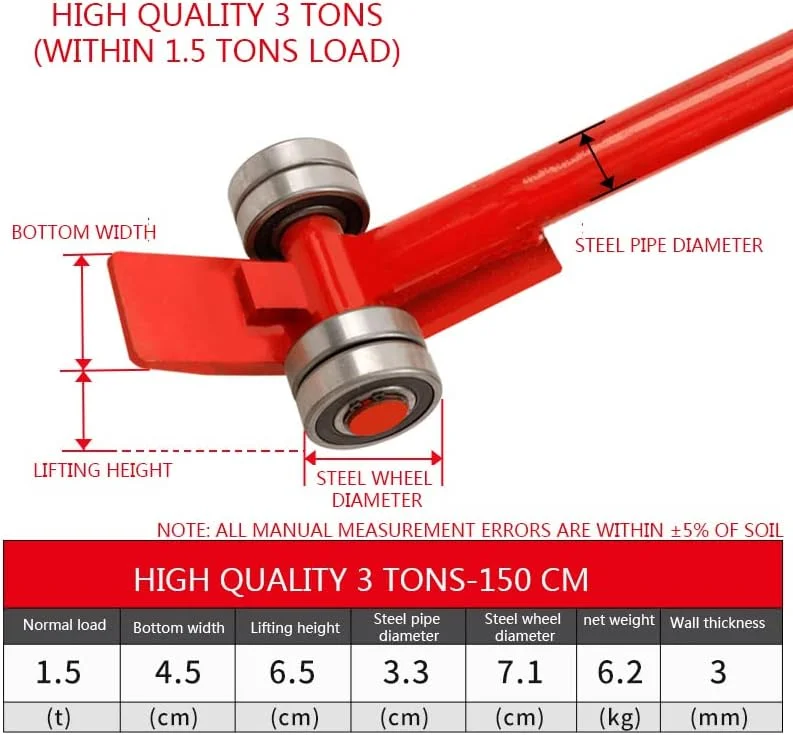 اهرم اهرمی قرقره دار سر تخت چرخ دار سنگین GZDtdsd، لوله فولادی بدون درز ضخیم شده، تجهیزات بالابر و جابجایی اهرمی (3 تن) اهرم اهرمی قرقره دار سر تخت چرخ دار سنگین GZDtdsd، لوله فولادی بدون درز ضخیم شده، تجهیزات بالابر و جابجایی اهرمی (3 تن)