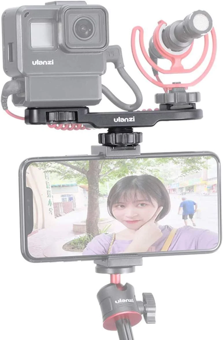 آداپتور افزایش دهنده کفشک سرد فیلمبرداری Ulanzi PT-8 با کفشک سرد و پایه سه پایه 1/4 اینچی برای لوازم جانبی اضافی فیلمبرداری
