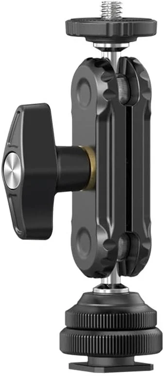 بازوی جادویی دو سر توپی Ulanzi R098 با مانت کفشک سرد و پیچ 1/4 اینچی برای دوربین های بدون آینه DSLR، مانیتور، میکروفون، نور ویدئو و سوپر کلمپ بازوی جادویی دو سر توپی Ulanzi R098 با مانت کفشک سرد و پیچ 1/4 اینچی برای دوربین های بدون آینه DSLR، مانیتور، میکروفون، نور ویدئو و سوپر کلمپ