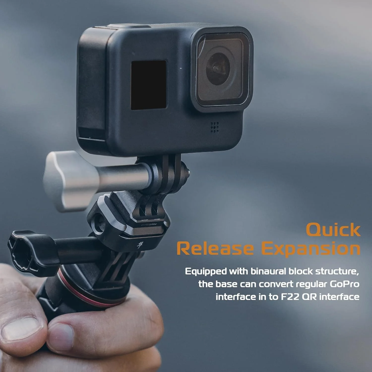 کیت رهاسازی سریع Falcam F22 برای دوربین های اکشن، آداپتور نصب دوربین، تبدیل رابط دوربین اکشن به سیستم QR F22، کیت لوازم جانبی دوربین آلومینیومی 22 میلی متری برای عکاس، مناسب برای دوربین اکشن کیت رهاسازی سریع Falcam F22 برای دوربین های اکشن، آداپتور نصب دوربین، تبدیل رابط دوربین اکشن به سیستم QR F22، کیت لوازم جانبی دوربین آلومینیومی 22 میلی متری برای عکاس، مناسب برای دوربین اکشن