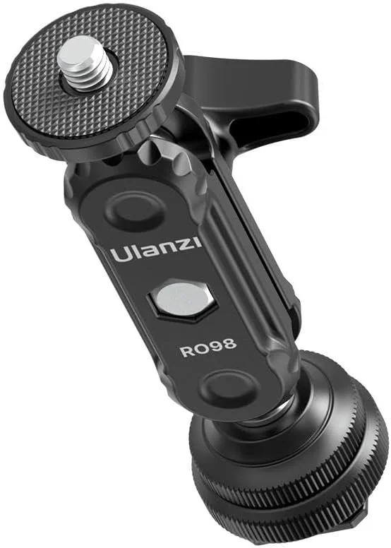 بازوی جادویی دو سر توپی Ulanzi R098 با مانت کفشک سرد و پیچ 1/4 اینچی برای دوربین های بدون آینه DSLR، مانیتور، میکروفون، نور ویدئو و سوپر کلمپ بازوی جادویی دو سر توپی Ulanzi R098 با مانت کفشک سرد و پیچ 1/4 اینچی برای دوربین های بدون آینه DSLR، مانیتور، میکروفون، نور ویدئو و سوپر کلمپ
