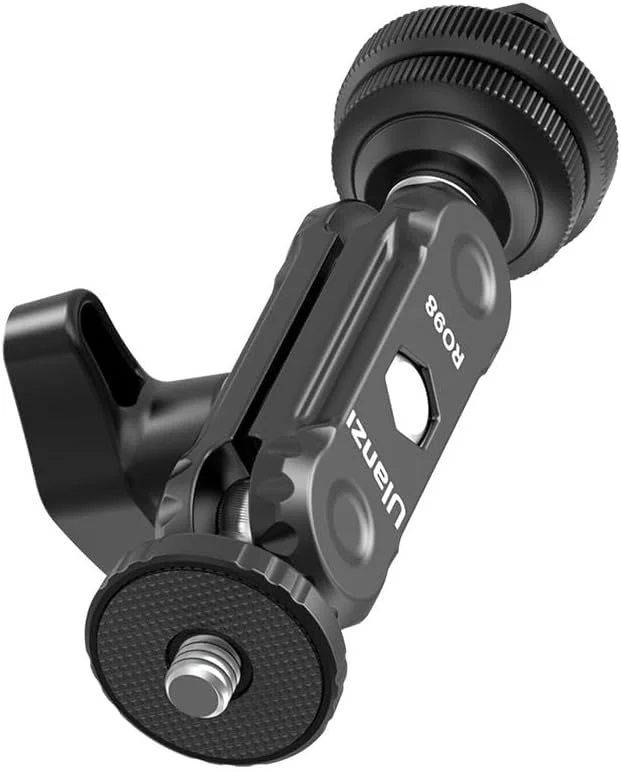 بازوی جادویی دو سر توپی Ulanzi R098 با مانت کفشک سرد و پیچ 1/4 اینچی برای دوربین های بدون آینه DSLR، مانیتور، میکروفون، نور ویدئو و سوپر کلمپ بازوی جادویی دو سر توپی Ulanzi R098 با مانت کفشک سرد و پیچ 1/4 اینچی برای دوربین های بدون آینه DSLR، مانیتور، میکروفون، نور ویدئو و سوپر کلمپ