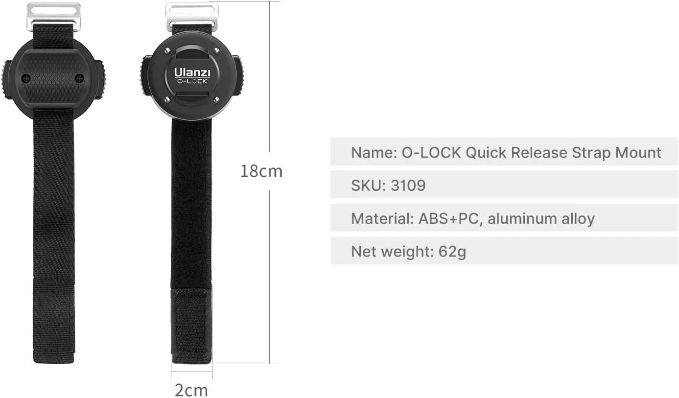 نگهدارنده بند رهاسازی سریع Ulanzi O-LOCK نگهدارنده بند رهاسازی سریع Ulanzi O-LOCK