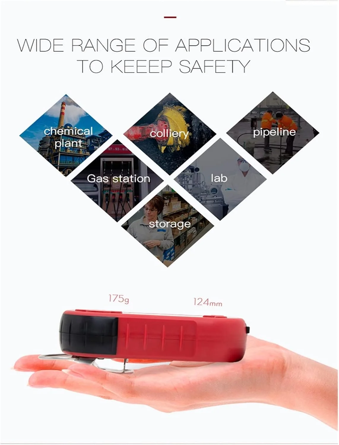 سنسور نشت گاز چندگانه GZDodek، ردیاب قابل حمل گاز آمونیاک NH3، چهار روش هشدار، ضد انفجار، USB قابل شارژ، آلارم گاز صنعتی Bosean با دقت و حساسیت بالا سنسور نشت گاز چندگانه GZDodek، ردیاب قابل حمل گاز آمونیاک NH3، چهار روش هشدار، ضد انفجار، USB قابل شارژ، آلارم گاز صنعتی Bosean با دقت و حساسیت بالا